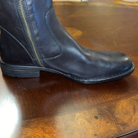 Born black tall boots size US 8 - Picture 5 of 15
